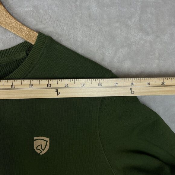 Noble Equestrian Stable Ready Women's Medium Sweatshirt Size Small Rifle Green - Picture 11 of 11